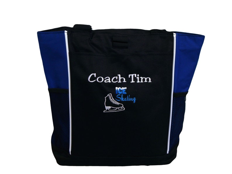 Tote Bag Personalized Ice Skating Skater Skates Figure Dance Etsy