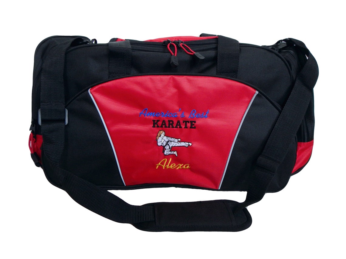 Duffel Bag Personalized Karate Girl Martial Arts Kung Fu Tae Etsy