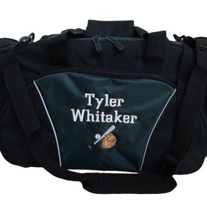 Duffel Duffle Reisetasche Personalisiert Baseball Fledermaus Handschuh Slugger Little League All Star Pitching Coach Team Mama Sport Gepäck Monogrammed