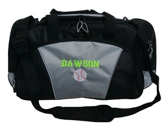 Duffel Bag Personalized Baseball Softball Volleyball Football Tennis Gymnastics Dance Cheer Track Cross Country Sport Luggage Duffle Luggage