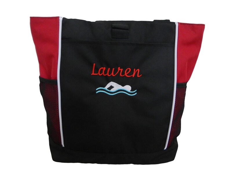 Tote Bag Personalized Swimming Swim Diving Dive Coach Gift Etsy