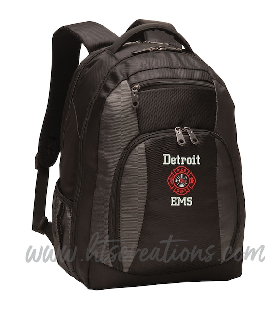 Rucksack Personalisierte Feuerrettung Malteser FF EMT EMS Medizinischer Sanitater Sanitater Notfall 911 Dispatcher Emt B Feuerwehrmann Feuerwehrmann Geschenk Etsy