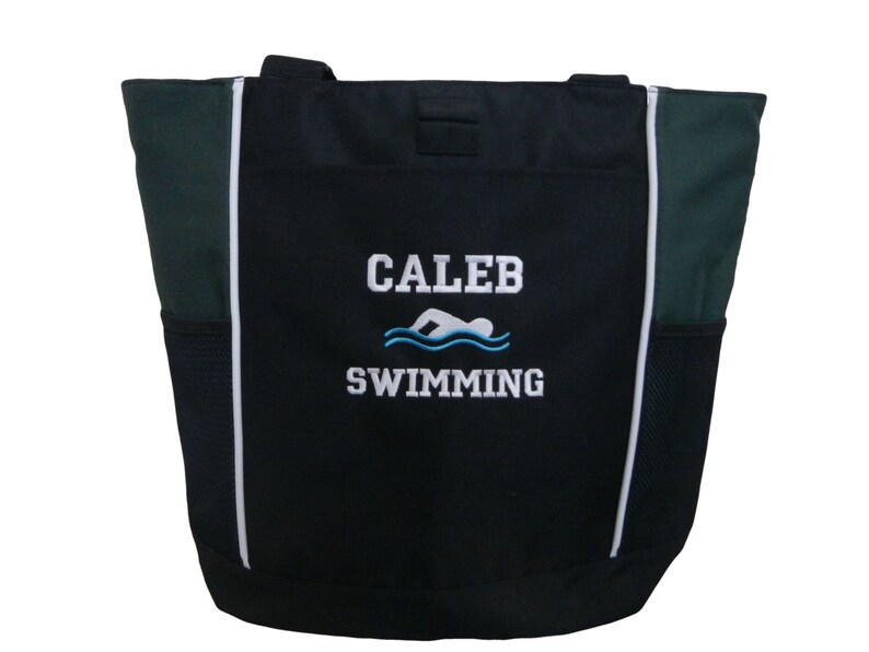 Tote Bag Personalized Swimming Swim Diving Dive Coach Gift Etsy