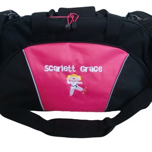 TropicalLife Personalized Dance Bag For Sport Duffel Bag Custom Butterfly Duffle Gym Bag With Name Customized Sports Tote Bags Black Blue - Product Details