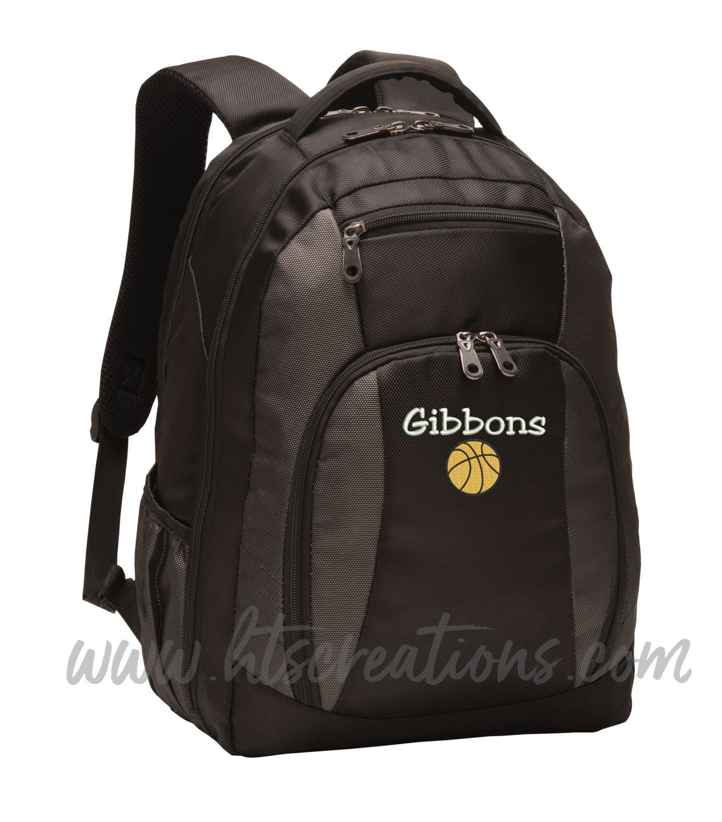 Backpack Personalized Basketball Balling Sports Monogrammed Embroidered Bag Etsy UK