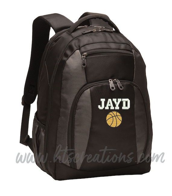 Mochila Baloncesto Personalizado Pelota Deportiva Monogramado Bolso Bordado  -  España