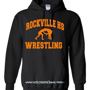 WRESTLING Wrestlers Sports Coach Team Mom Spiritwear Unisex Hoodie Sweatshirt Adult S M L Xl Many Colors Can Be Custom Personalized Pullover