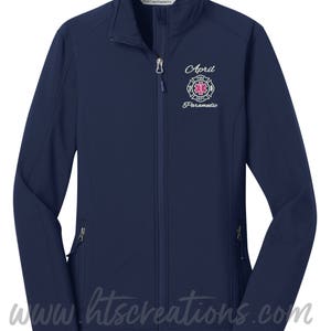 Jacket Fire Rescue FF Firefighter Paramedic Medic Student Nursing ER Trauma EMT Ems 911 Dispatch Dispatcher Medical Assistant Personalized