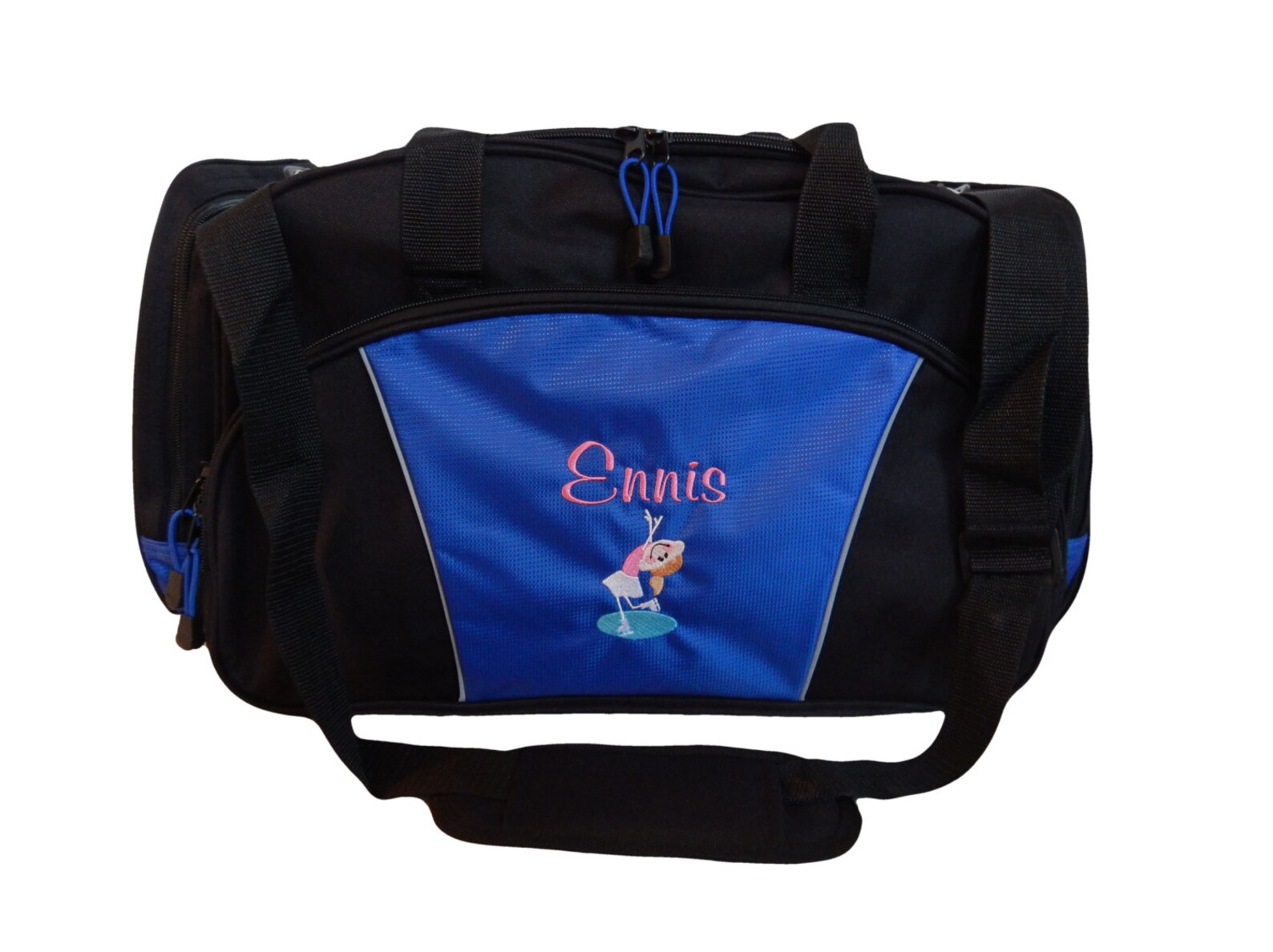 Duffel Bag Personalized Ice Skater Skating Girl Stick Figure Etsy