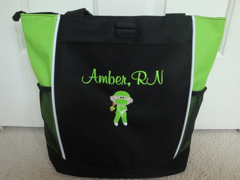 Tote Bag Personalized Nurse Nursing Surgical Scrub RN ER LPN Etsy