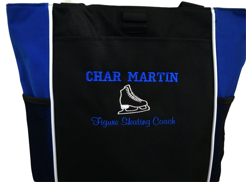 Tote Bag Personalized Ice Skating Skater Skates Figure Dance Etsy