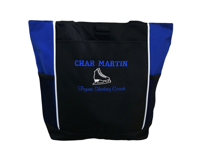 Tote Bag Personalized Ice Skating Skater Skates Figure Dance Etsy