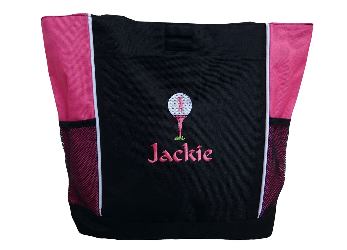 Tote Bag Personalized Golf Golfing Lady Golfer Club Sports Etsy New