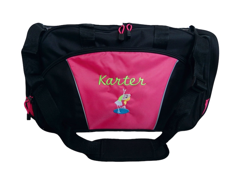 Duffel Bag Personalized Ice Skater Skating Girl Stick Figure Etsy
