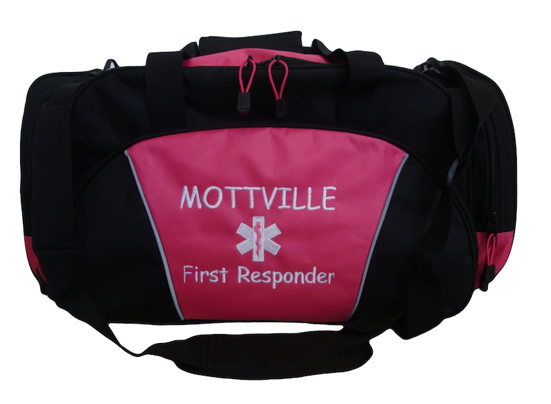 Duffel Bag Personalized Star of Life Paramedic EMT EMS Medic Etsy