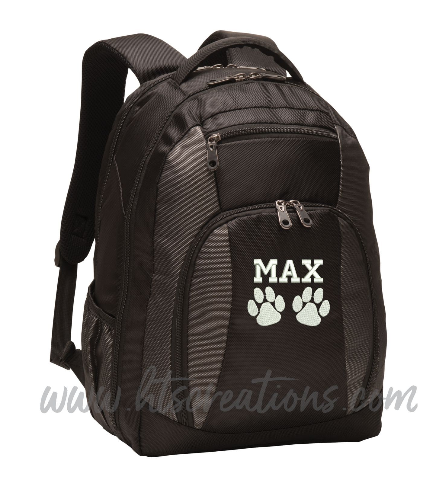 Backpack Personalized Paw Prints Dog Puppy Canine K9 Sport Agility