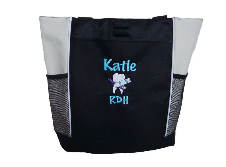 Tote Bag Personalized Dentist RDH CDH Cda Certified Dental Etsy