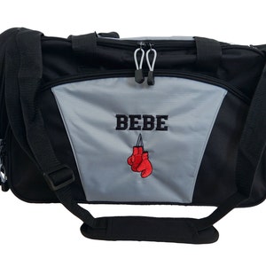 Duffel Bag Personalized Boxing Gloves Boxer Ultimate Fighting Martial Arts Kung Fu Tae Kwon Do Asian Karate Fitness Gym Coach
