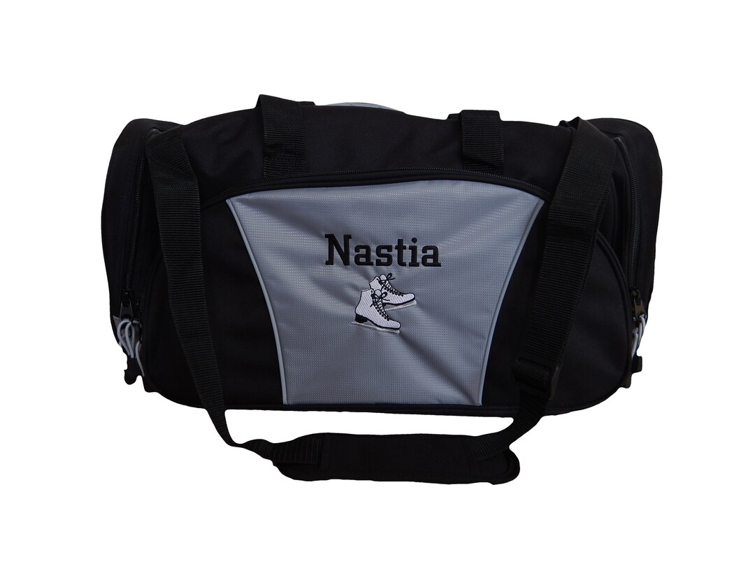 Duffel Bag Personalized Ice Skating Figure SKATE Skater Hockey Luggage