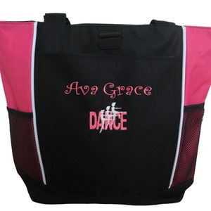 Ballet Shoes Ballerina Princess Dancer Dance Team Dancer Jazz Hip Hop Tote Bag Tap Gymnastics Rhythym Personalized