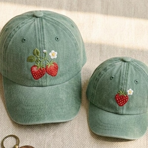 帽子 strawberry western baseball cap Strawberry Baseball Cap - Etsy