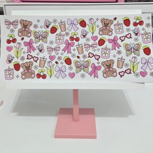 Pink UVDTF Stand 3D Printing