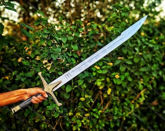 Handgjort Ertugrul Ghazi-svärd – ottomansk historisk replika med skida