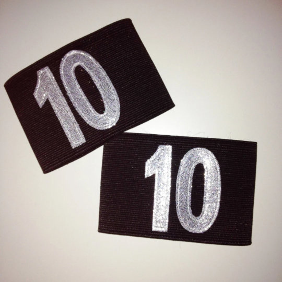 Roller Derby Numbered Elastic Arm Bands Armbands Custom Colours and