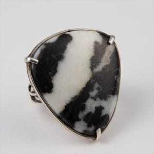 Zebra Stone Ring