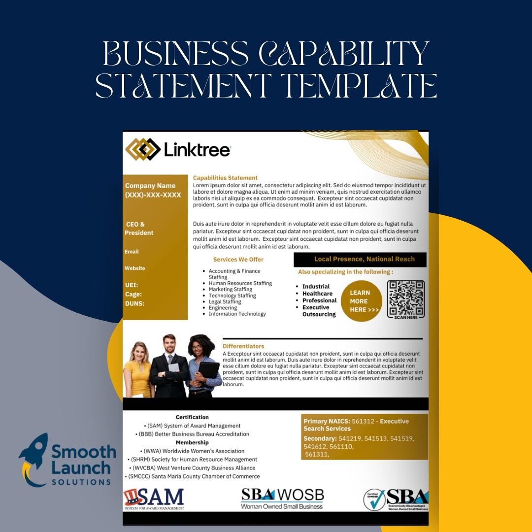 Business Capability Statement Template - Etsy Australia
