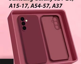 Étuis en silicone pour Samsung Galaxy S21-26 Ultra/Plus | A15-17 | A54-57 | A37