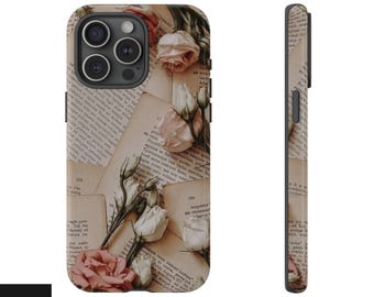 Floral Book Case For iPhone, Samsung, Google Pixel