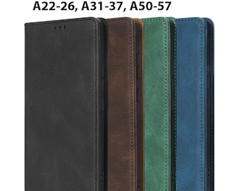 Leren portemonneehoesje voor Samsung Galaxy S21-26 Ultra/Plus | A12-17 | A22-26 | A31-37 | A50-57