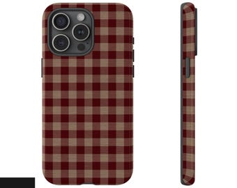 Gingham Check Case For iPhone, Samsung, Google Pixel