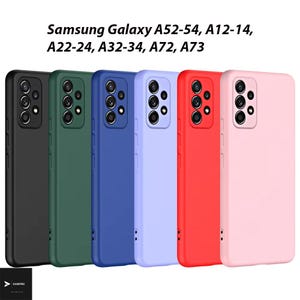 Silicone Case Samsung Galaxy A52-54 | A12-14 | A22-24 | A32-34 | A72-73 5G