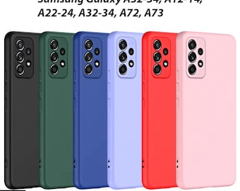 Coque En Silicone Pour Samsung Galaxy A52-54 | A12-14 | A22-24 | A32-34 | A72-73 5G