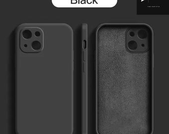 Silicone Case For iPhone 11-17 Pro Max | Black, Blue, Green, Red, Purple, Gray, Plum