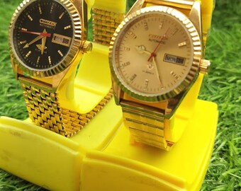 Montre Bracelet Automatique Vintage Louis Rossel Pour Homme - Mécanique, Occasion