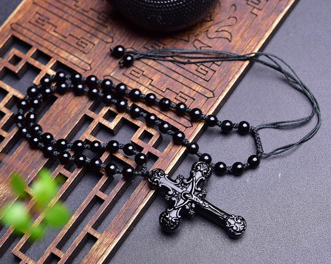 Obsidian cross - Etsy 日本