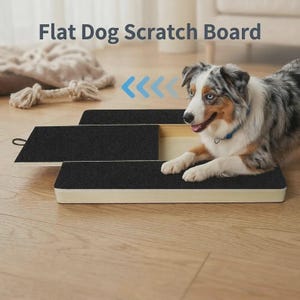 Adjustable Wooden Dog Nail Scratch Board, Treat Drawer Grooming Tool