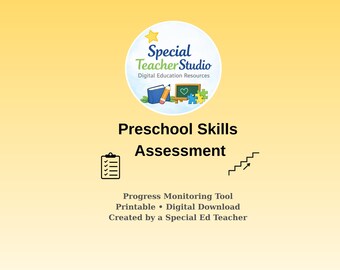 Évaluation des compétences préscolaires | 3-6 ans | Éducation spécialisée