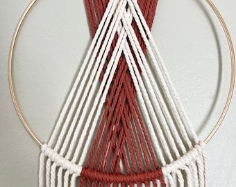 Mini Macrame Hoop | Macrame Hoop | Macrame Wall Hanging | Wall Decor | Gallery Wall