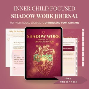 Dziennik pracy z cieniem | Zeszyt ćwiczeń z wewnętrznym dzieckiem (GoodNotes i PDF)