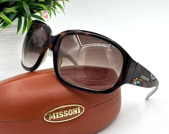 Vintage Missoni Women’s Sunglasses Made in Italy Luxury Designer Shades
