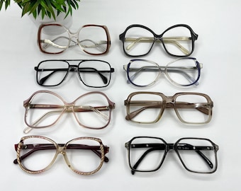 NOS Vintage USSR Eyeglass Frames 1980s Lot of 8 Soviet Optical Frames