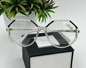 Vintage 80s Women’s Eyeglass Frames Silhouette Style NOS New Old Stock Retro Eyewear