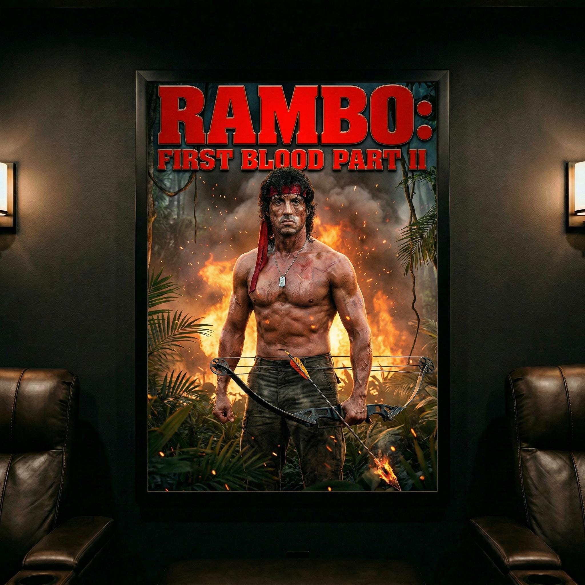 Rambo 2 Original Poster