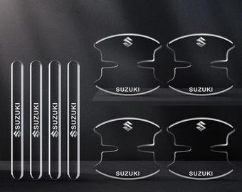 Adesivo protetor antirriscos transparente para maçaneta de porta de carro Suzuki