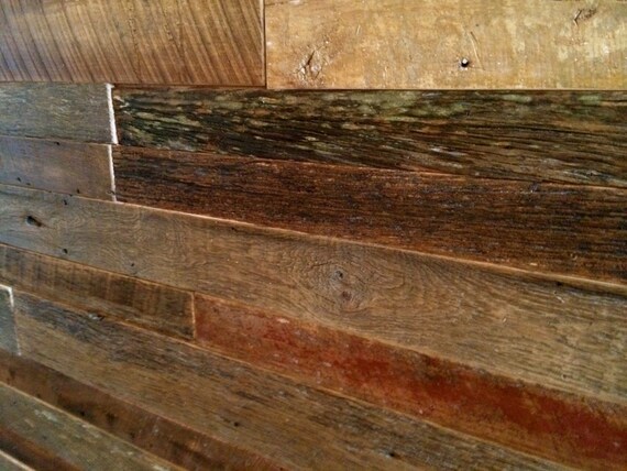 Pre Finished Reclaimed Barnwood Shiplap Paneling Barn Wood Etsy