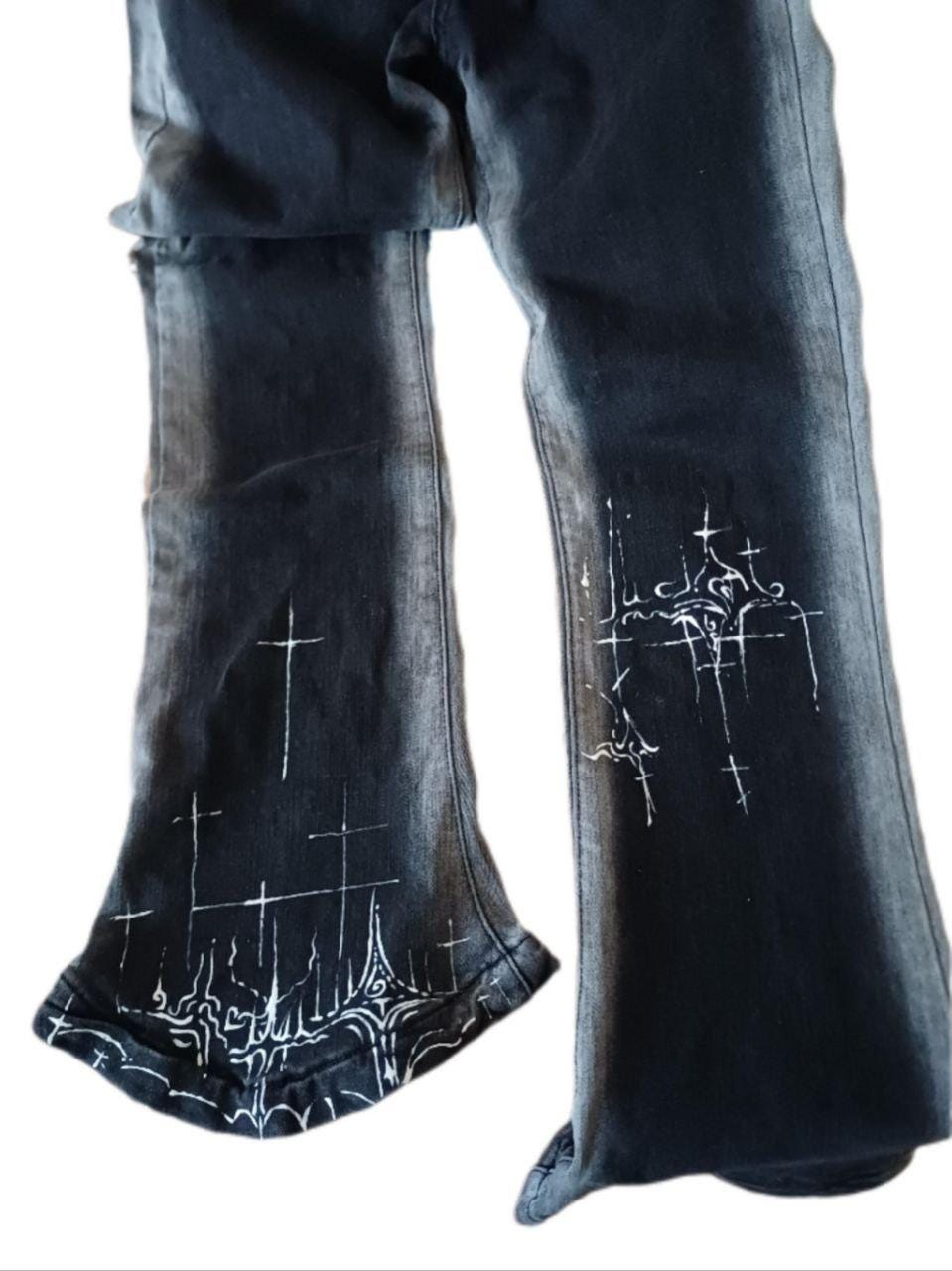Flared Jeans Opium - Etsy